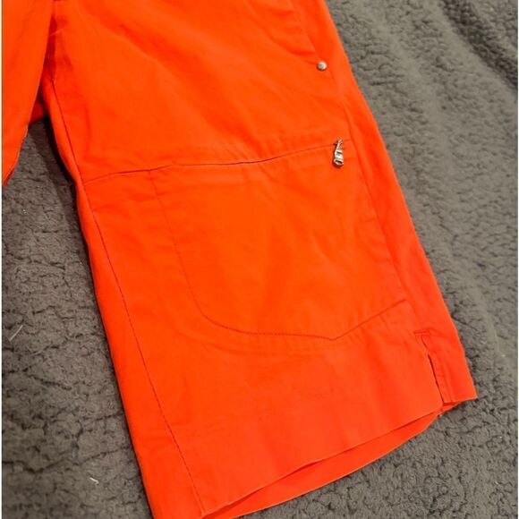 RLX Ralph Lauren Shorts Size 6 Orange Golf Shorts - Picture 2 of 6